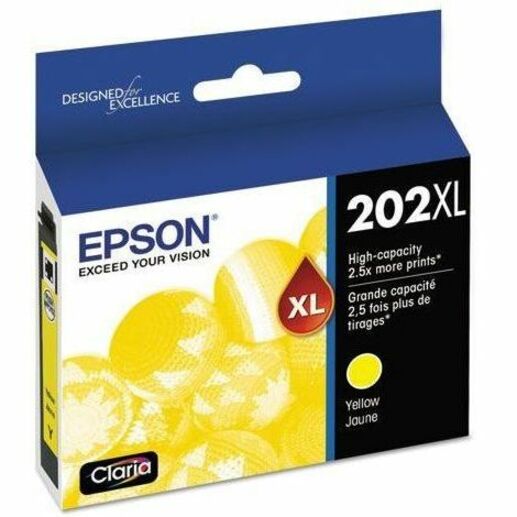 Epson Claria 202XL Original High Yield Inkjet Ink Cartridge - Yellow Pack - Inkjet - High Yield