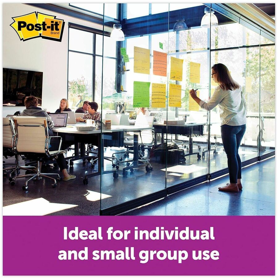 Post-it® Super Sticky Big Note - 30 x Orange - 11" Flag/Note Width x 11" Flag/Note Length - Square - 30 Sheets per Pad - Orange - Sticky, Removable - 1 Each