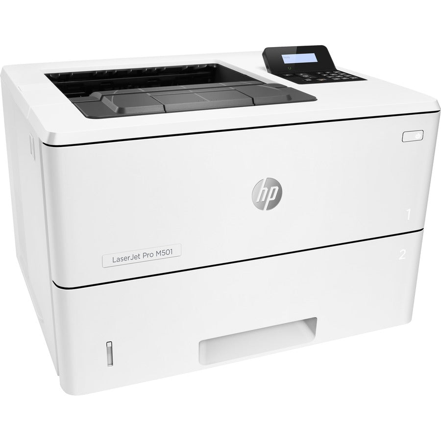 HP LaserJet Pro M501 M501dn Desktop Laser Printer - Monochrome - 43 ppm Mono - 4800 x 600 dpi Print - Automatic Duplex Print - 650 Sheets Input - Ethernet - 100000 Pages Duty Cycle - Plain Paper Print - USB