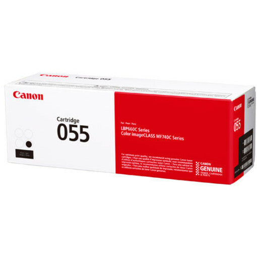 Canon 055 Original Laser Toner Cartridge - Black - 1 Pack - 2300 Pages