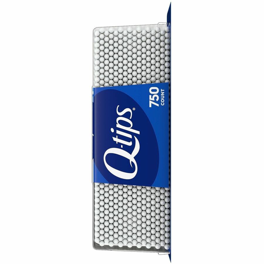 Q-tips Cotton Swabs - White - Cotton - 750 / Pack