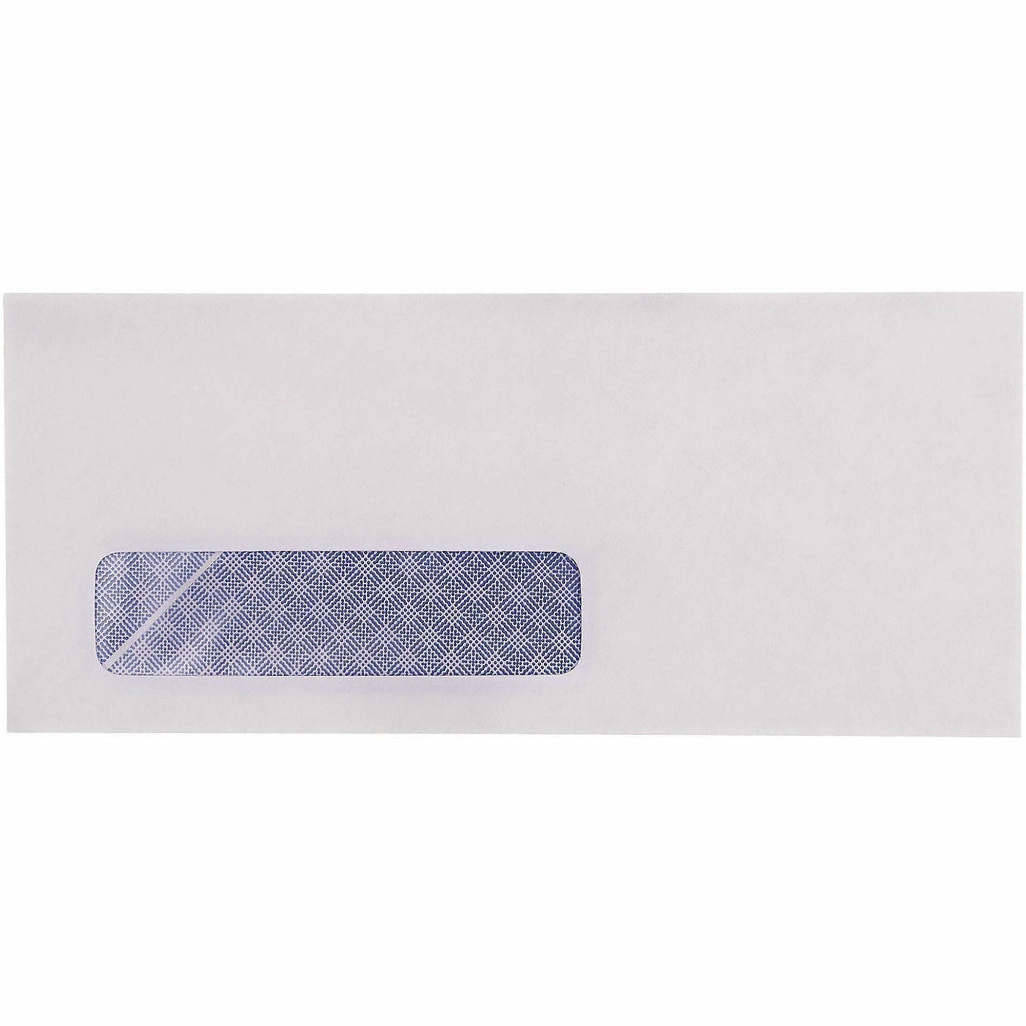 Universal Envelope - Business - #10 - 9 1/2" Width x 4 1/10" Length - 24 lb - Gummed - White - Paper Stock - 500 / Box