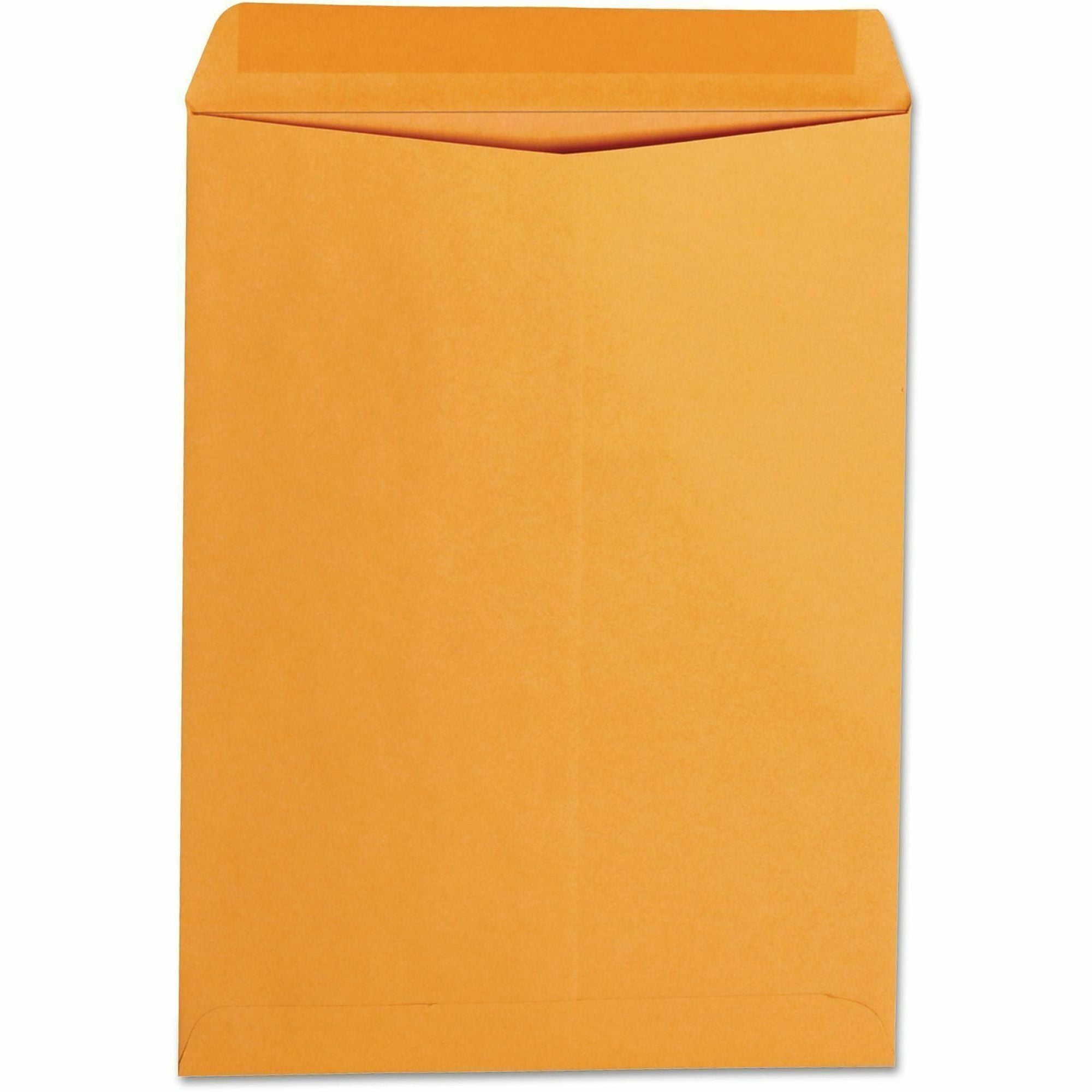 Universal Envelope - Catalog - #10 1/2 - 24 lb - Gummed - Brown Kraft - Kraft Paper - 250 / Box