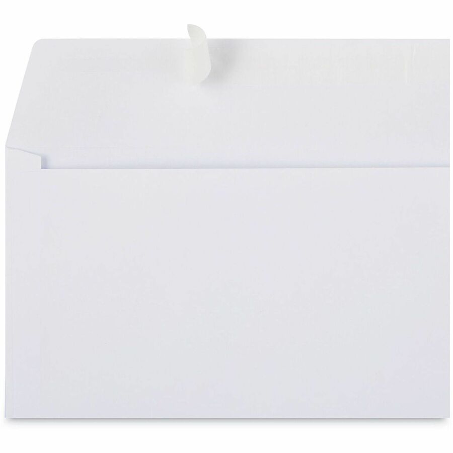 Universal Envelope - Business - #9 - 24 lb - Self Adhesive - White - Paper Stock - 500 / Box