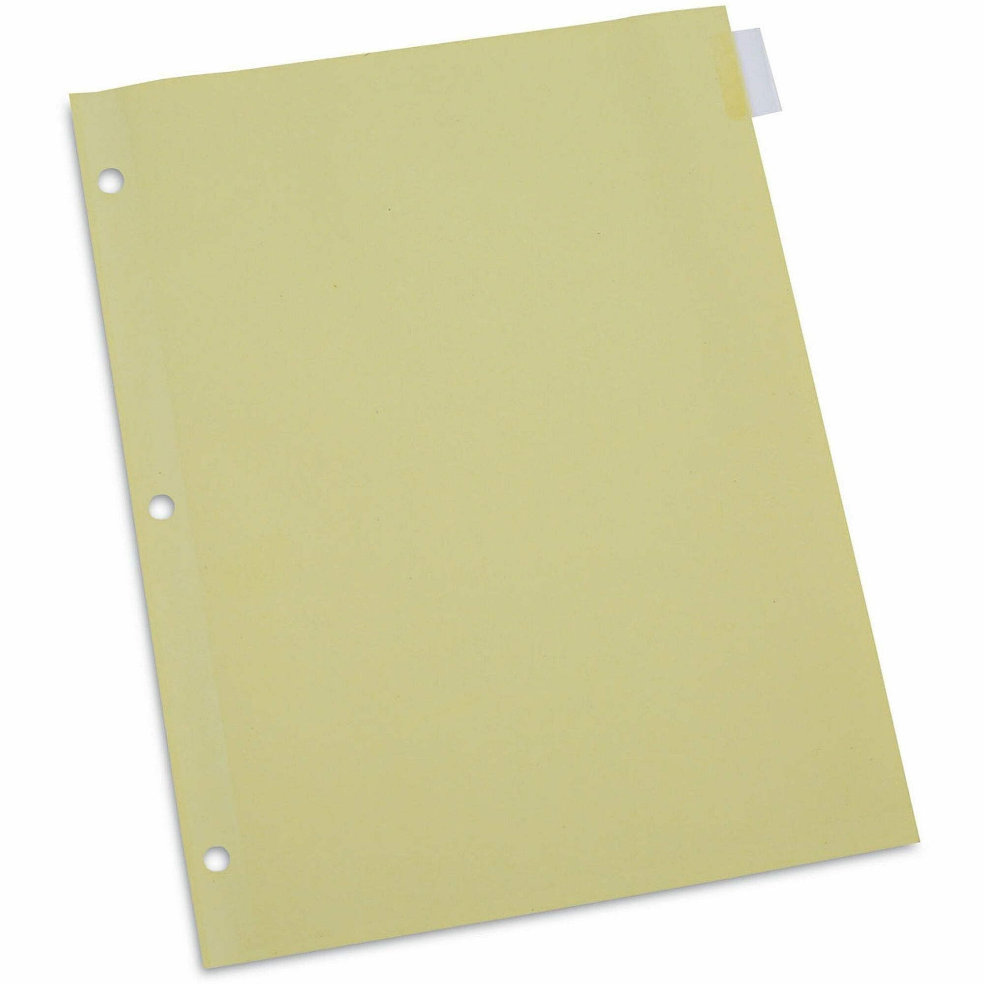 Universal Insertable Tab Index, 8-Tab, 11 x 8.5, Buff, Clear Tabs, 24 Sets - 8 Side Tab(s) - Letter - 8.50" Width x 11" Length - 3 Hole Punched - Buff Paper Divider - Clear Plastic Tab(s) - Recycled - Customizable, Mylar Reinforced Edge - 24 / Set