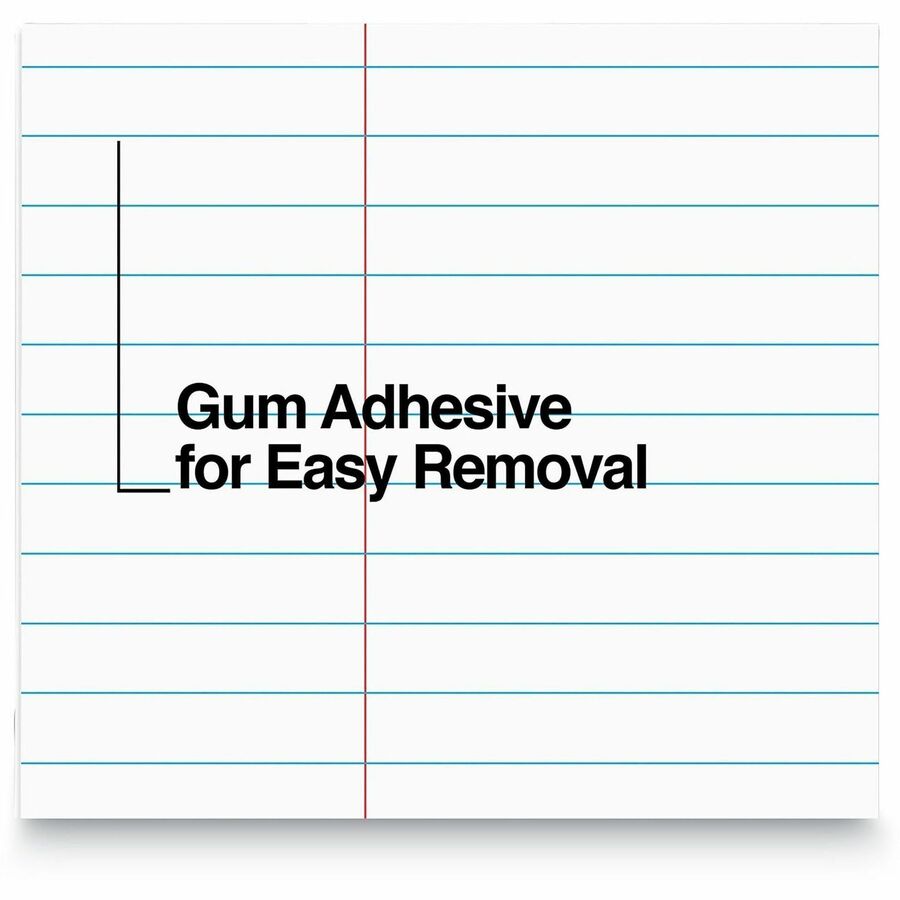 Universal Glue Top Pads, Narrow Rule, 50 White 8.5 x 11 Sheets, Dozen - 1 Subject(s) - 50 Sheets - Glued - Narrow Ruled Front Ruling - 16 lb Basis Weight - 11" Height x 8.5" Width - White Paper - Chipboard Cover - 1 Dozen