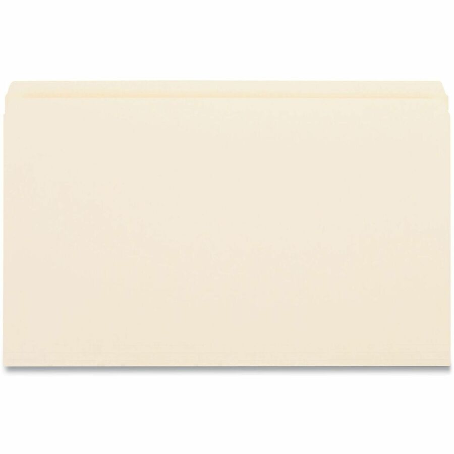 Universal Straight Tab Cut Legal Top Tab File Folder - 8 1/2" x 14" - 3/4" Expansion - Top Tab Position - 11 pt. - Manila - 100 Box