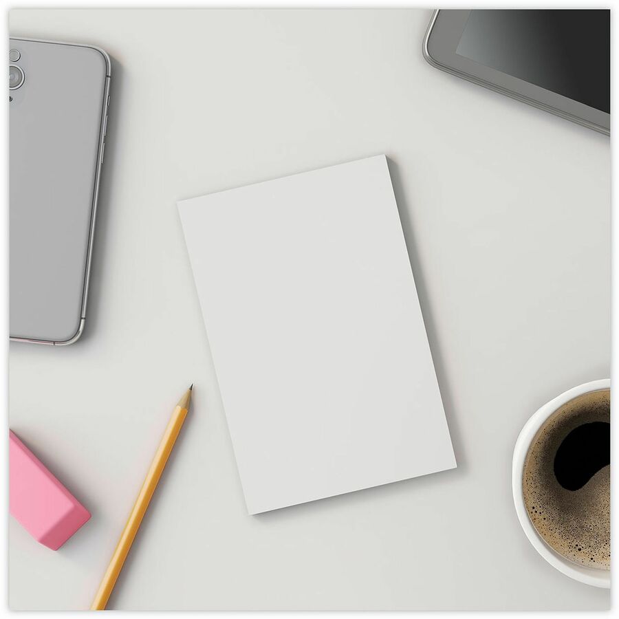 Universal Loose White Memo Sheets, 4 x 6, Unruled, Plain White, 500/Pack - 500 Sheets - Unruled Front Ruling - Plain White Paper - 500 / Pack