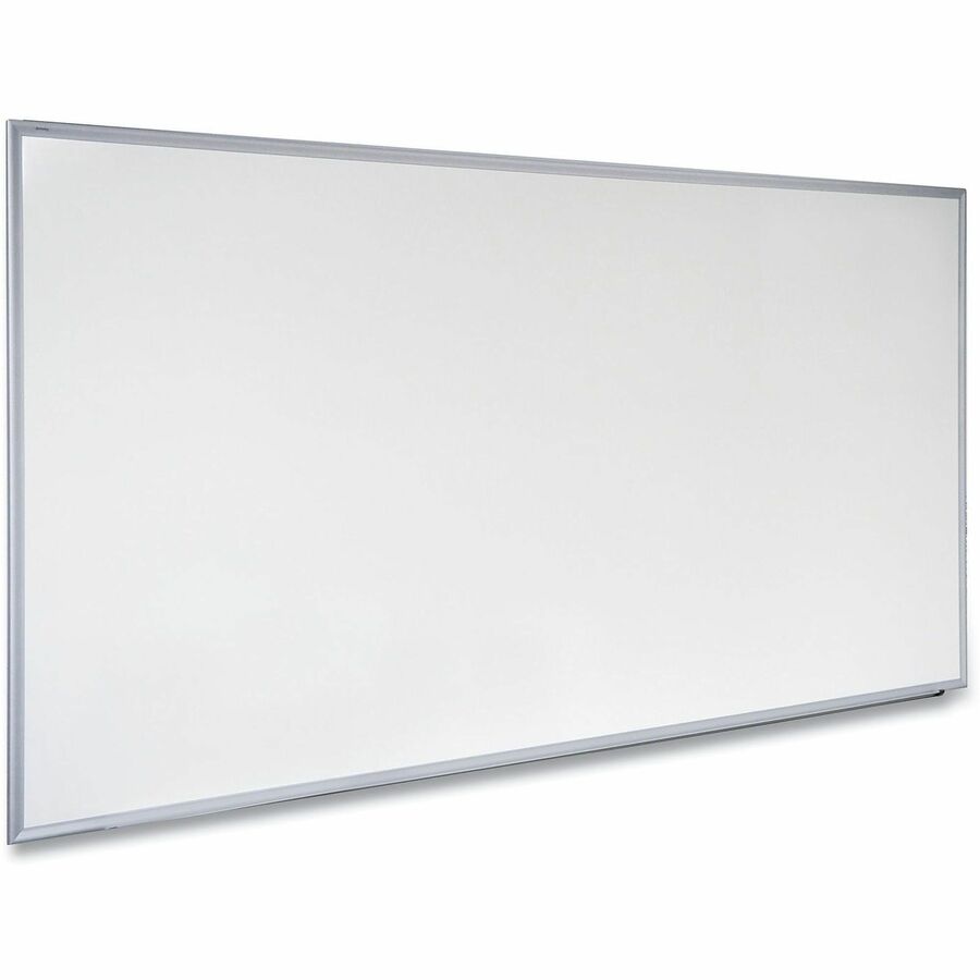 Universal Dry Erase Board - 72" (6 ft) Width x 48" (4 ft) Height - White Melamine Surface - Anodized Aluminum Frame - 1 Each