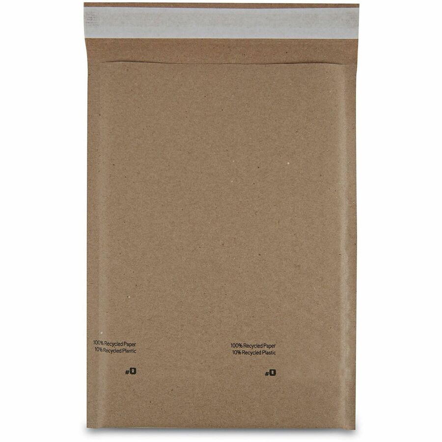 Universal Mailer - Bubble - #0 - Self Adhesive - Natural Kraft - Kraft Paper - 200 / Carton