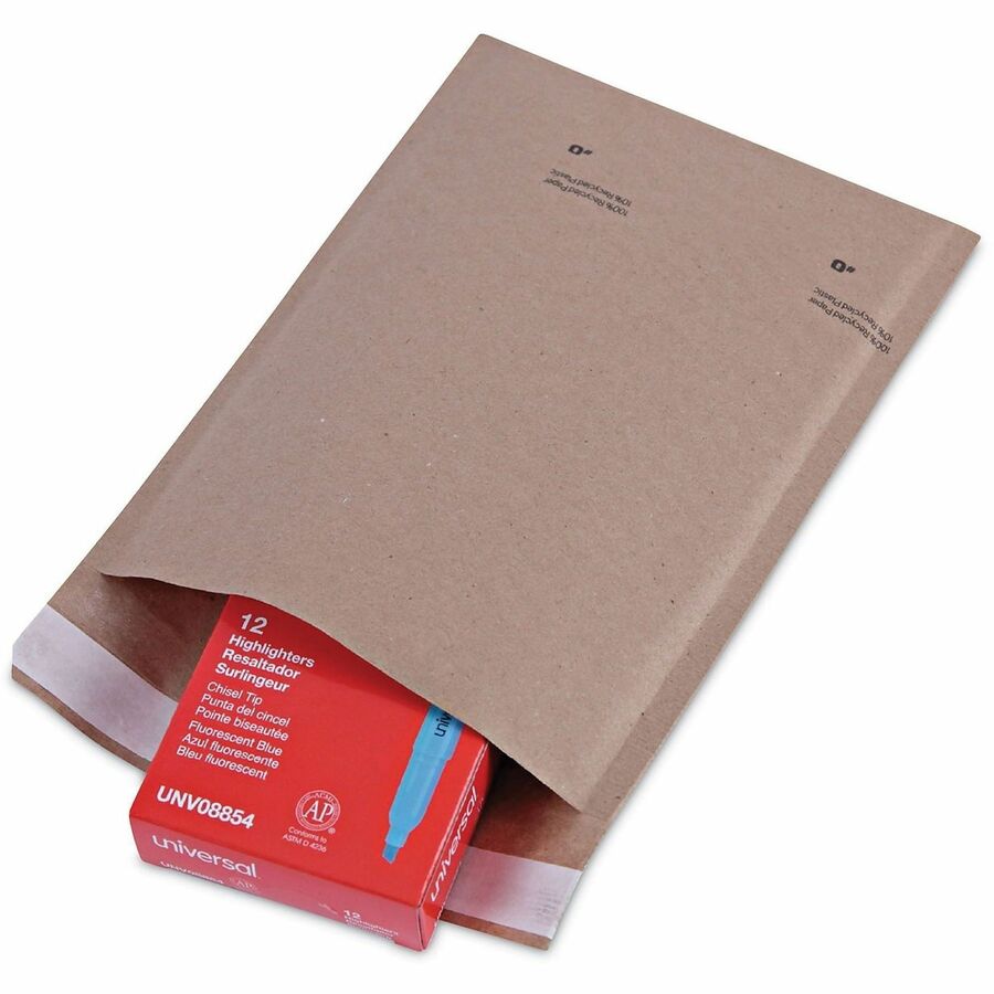 Universal Mailer - Bubble - #0 - Self Adhesive - Natural Kraft - Kraft Paper - 200 / Carton