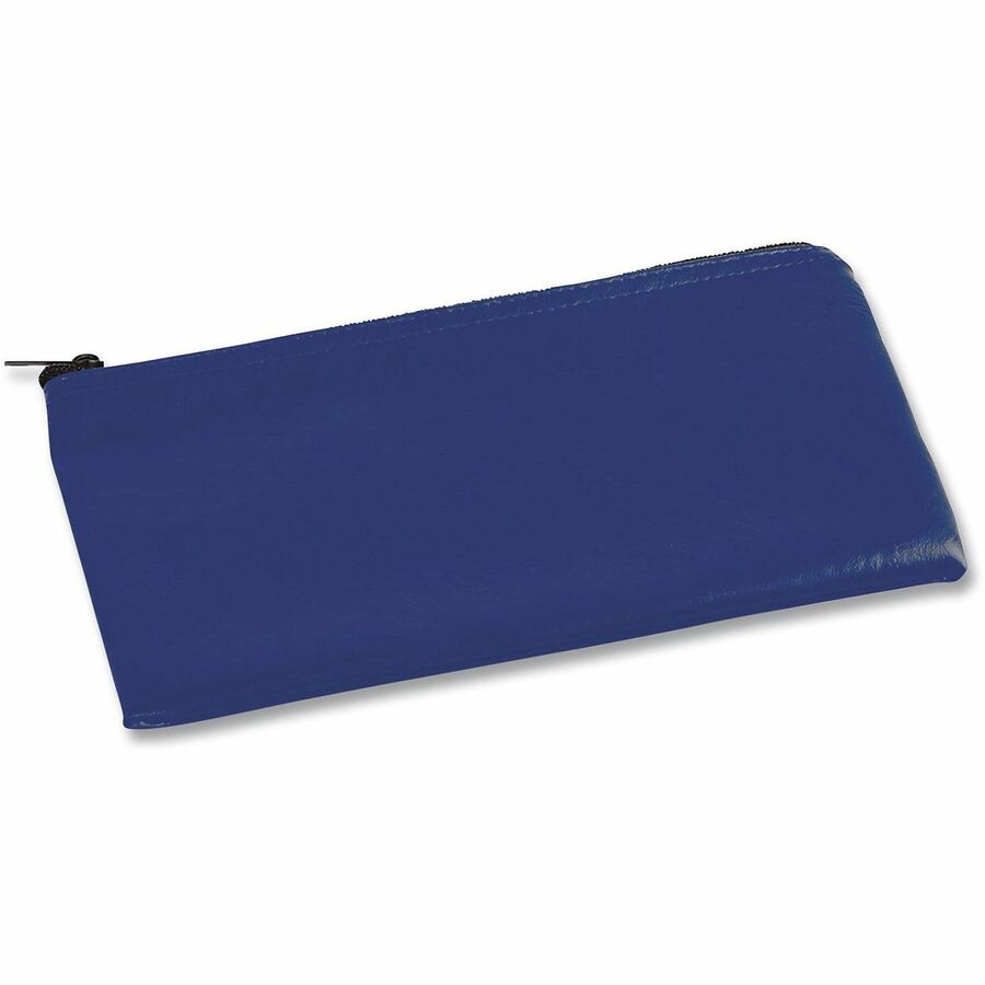Universal Carrying Case (Wallet) Cash - Blue - PU Leather Body - 6" Height x 11" Width - 2 / Pack