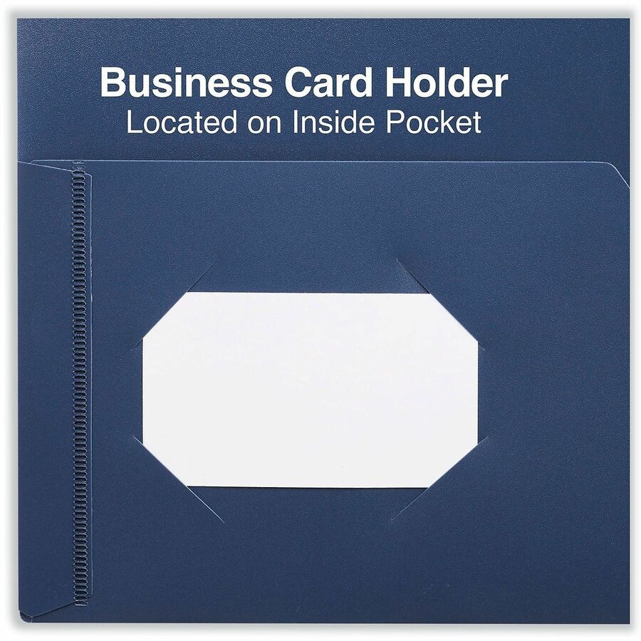 Universal Pocket Folder - 11" x 8 1/2" - 100 Sheets Capacity - 2 Pocket(s) - 10 Pack