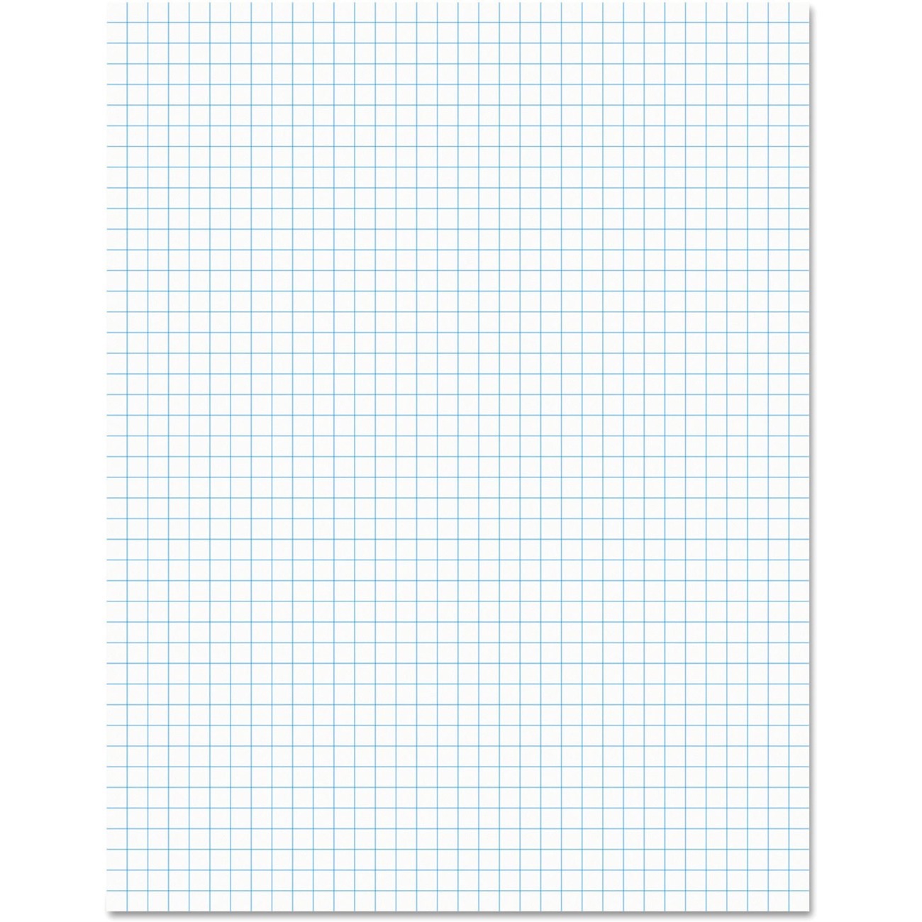 Universal Quadrille/Graph Pad - 1 Subject(s) - 50 Sheets - Tape Bound - Quad Ruled Front Ruling - 15 lb Basis Weight - 11" Height x 8.5" Width - White Paper - Chipboard Cover - 1 Dozen