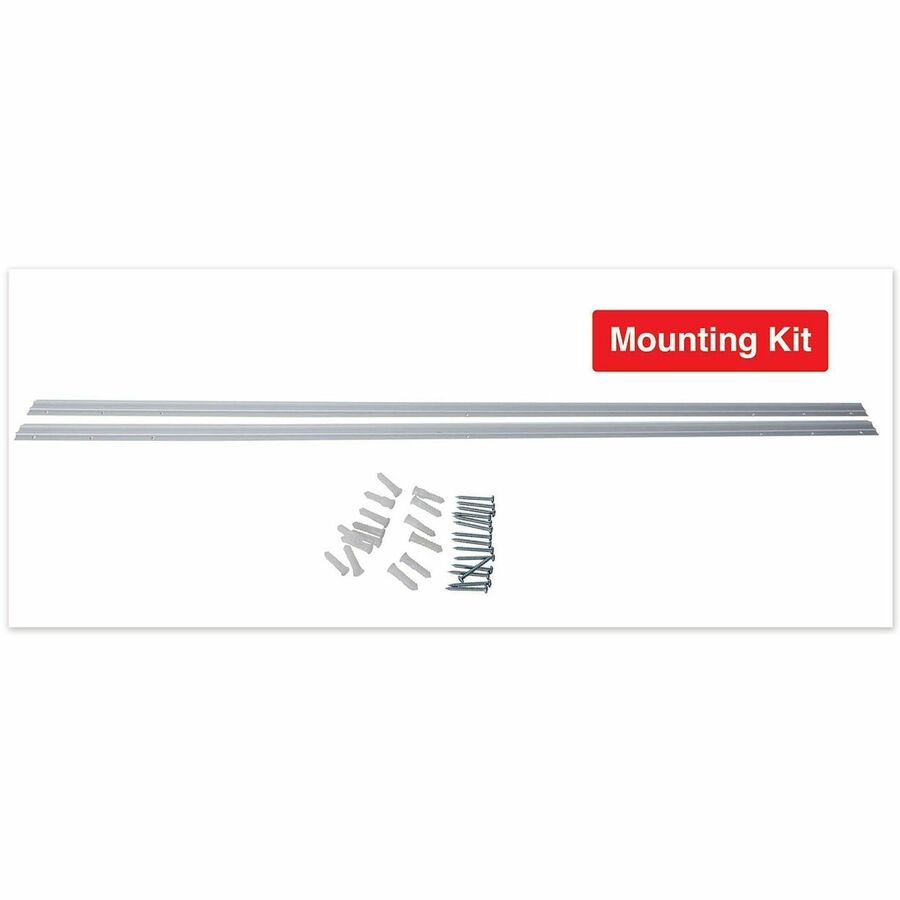 Universal Frameless Magnetic Glass Marker Board, 36" x 24" , Translucent Frost Surface - 36" (3 ft) Width x 24" (2 ft) Height - Translucent Frost Tempered Glass Surface - Magnetic - 1 Each