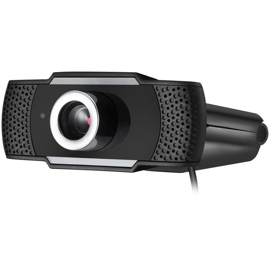 Adesso CyberTrack CyberTrack H4 Webcam - 2.1 Megapixel - 30 fps - Black - USB 2.0 - 1920 x 1080 Video - CMOS Sensor - Manual Focus - Microphone - For Computer, Notebook, Smart TV