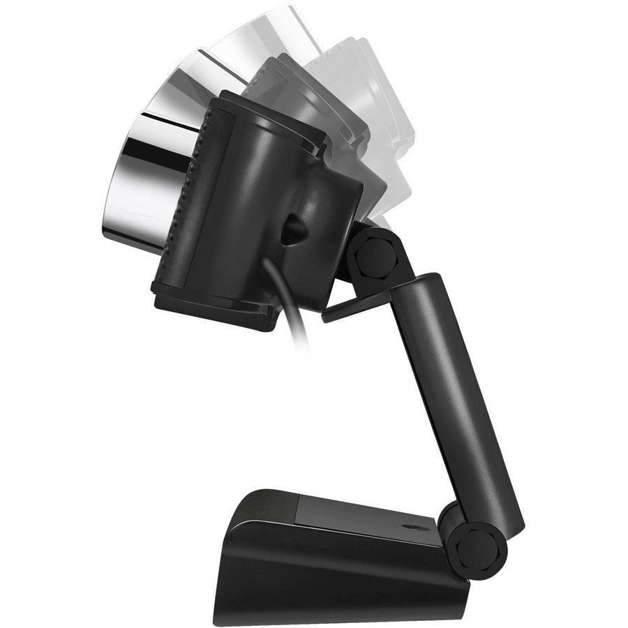 Adesso CyberTrack CyberTrack H4 Webcam - 2.1 Megapixel - 30 fps - Black - USB 2.0 - 1920 x 1080 Video - CMOS Sensor - Manual Focus - Microphone - For Computer, Notebook, Smart TV