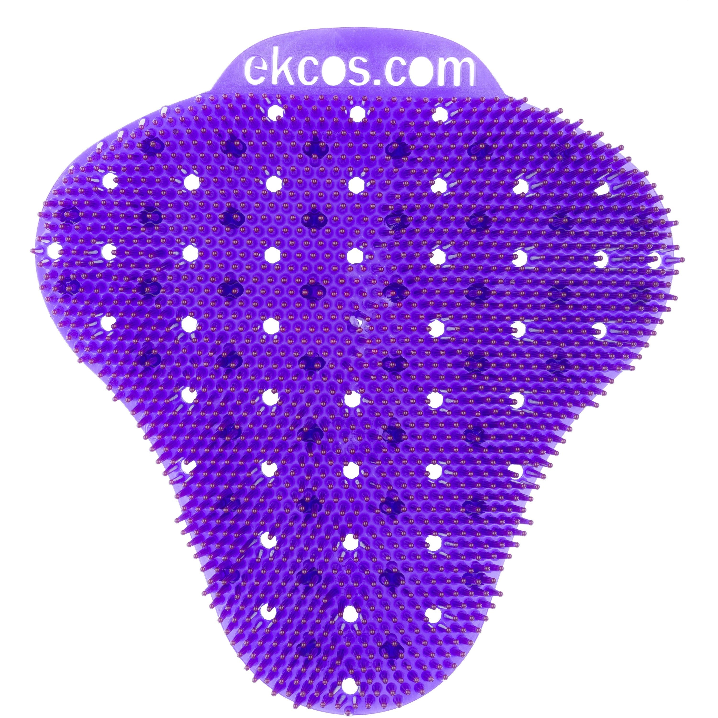 Diversey ekcoscreen Anti-splash Urinal Screen - Lasts upto 60 Days - Anti-splash, Odor Neutralizer, Anti-bacterial, Flexible, Recyclable, Biodegradeable - 12 / Carton - Purple