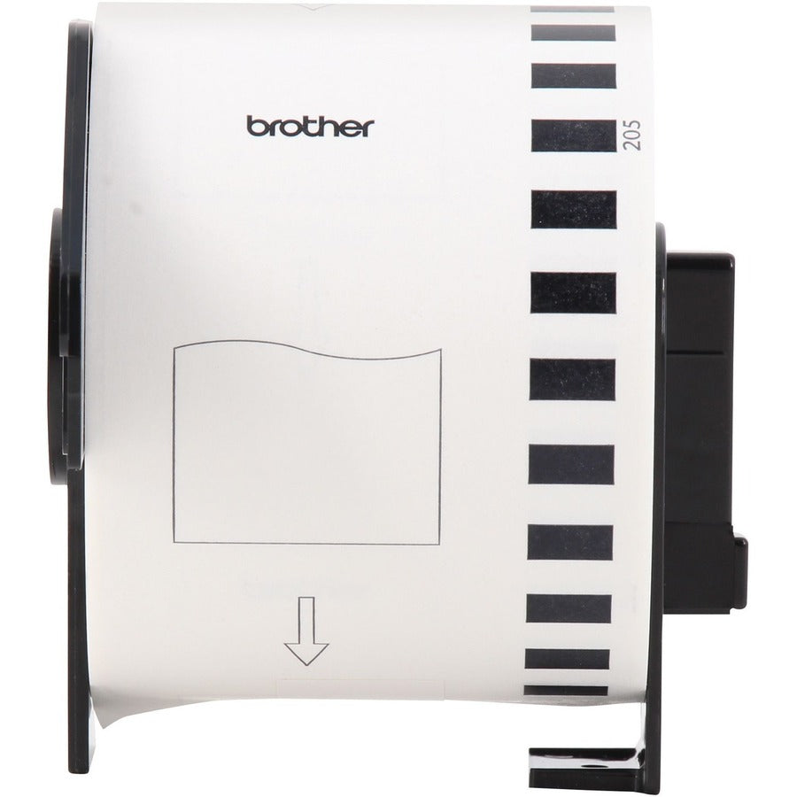 Brother DK Multipurpose Label - 2 2/5" Width - Rectangle - Thermal - Black on White - Paper - 24 / Pack