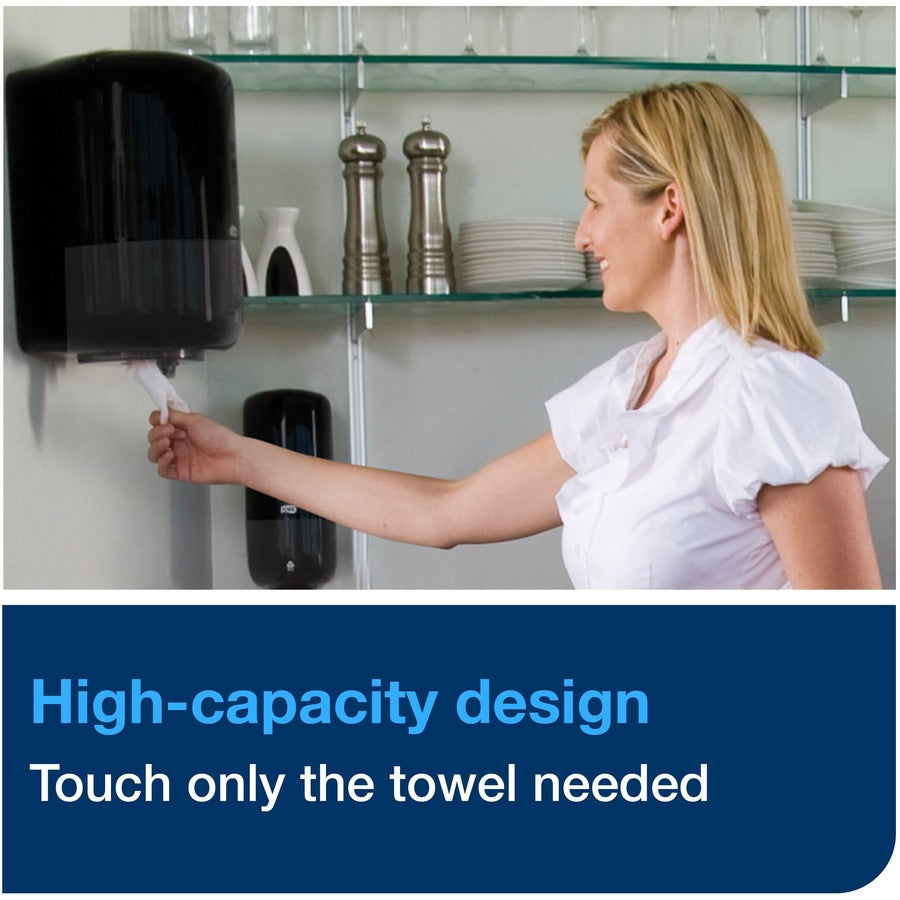 TORK Advanced Soft Centerfeed Hand Towel, 2-Ply, White - 2 Ply - 11.80" Width - 600 Sheets/Roll - 7.80" Roll Diameter - 2 29/32" Core - White - Paper - 600 / Roll