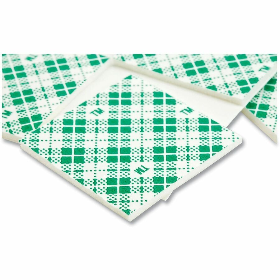 Scotch Indoor Double-Sided Mounting Squares 111S-SQ-16, 1 in x 1 in (2.54 cm x 2.54 cm) - 1" Length x 1" Width - White - Foam Backing - Acrylic Adhesive - For Painted Surface, Chart, Indoor, Wall, Wood, Metal, Acrylic, Tile, Glass - 16 / Pack