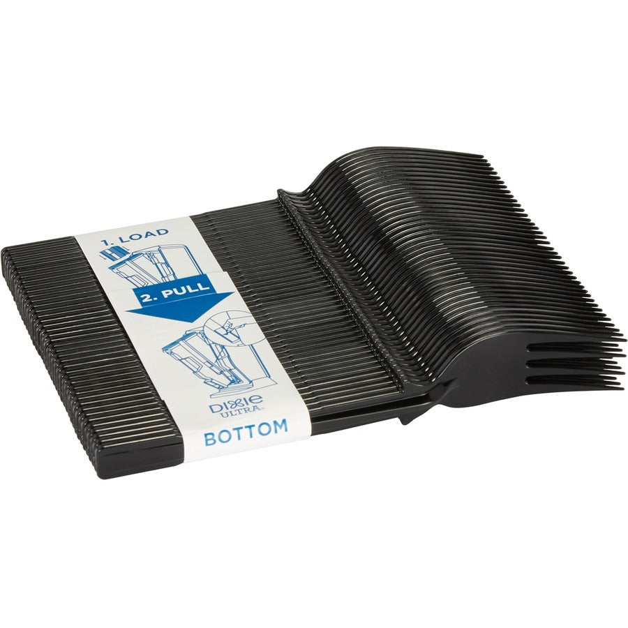 SmartStock Fork - Fork - 40 x Fork - Disposable - Black - 24 / Box