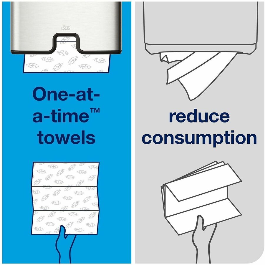 TORK Xpress Extra Soft Multifold Hand Towel White H2 - 2 Ply - Multifold - 9.13" Width x 12.80" Length - White - Virgin Pulp, Virgin Fiber - 94 / Pack