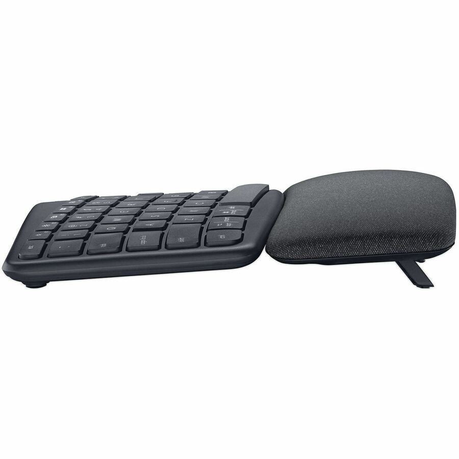 Logitech ERGO K860 Split Ergonomic Keyboard - Wireless Connectivity - Bluetooth - 32.81 ft - ChromeOS - PC, Mac - AAA Battery Size Supported - Graphite