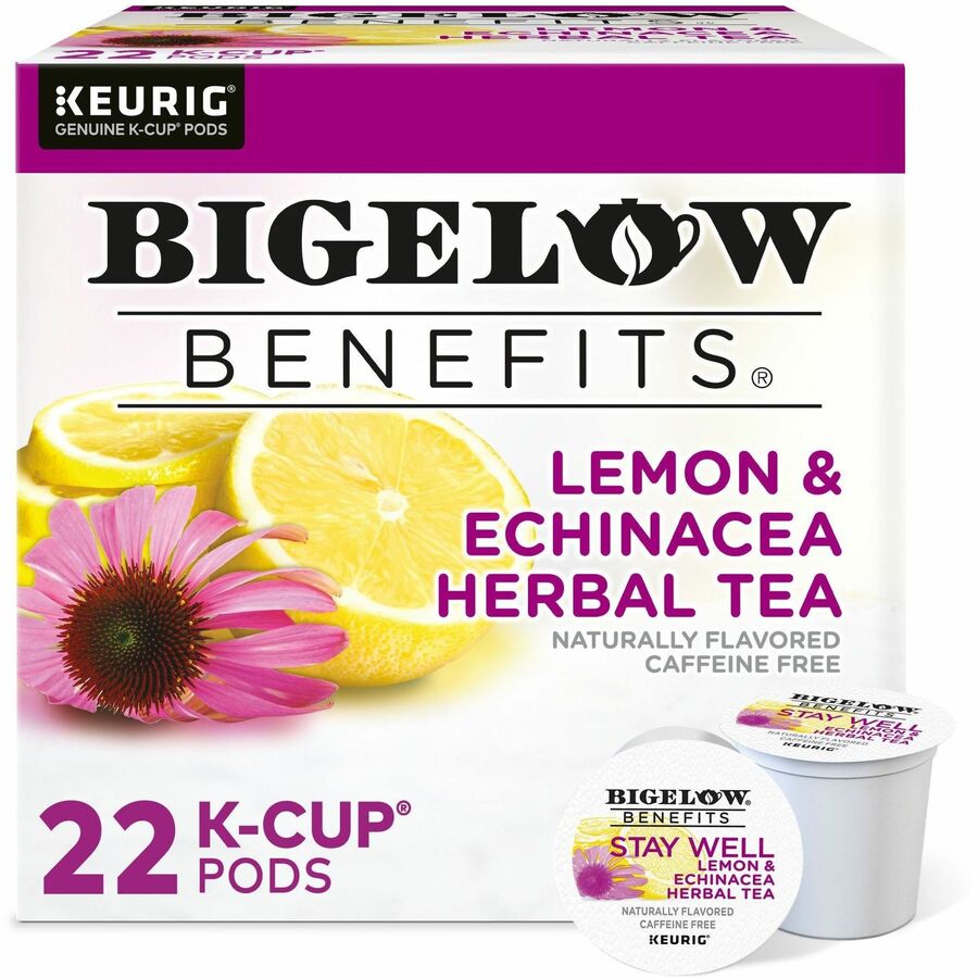 Bigelow® Tea Herbal Tea K-Cup - Herbal Tea - 22 K-Cup - 22 / Box