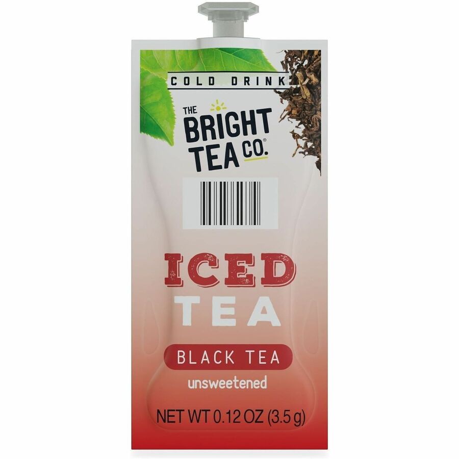 Flavia Bright Tea Co. Black Iced Tea Black Iced Tea Freshpack - Compatible with Flavia Creation 300 with Chill Refresh Module, Flavia Creation 600 with Chill Module - Black Iced Tea - Caffeine-free - Kosher - 100 / Carton