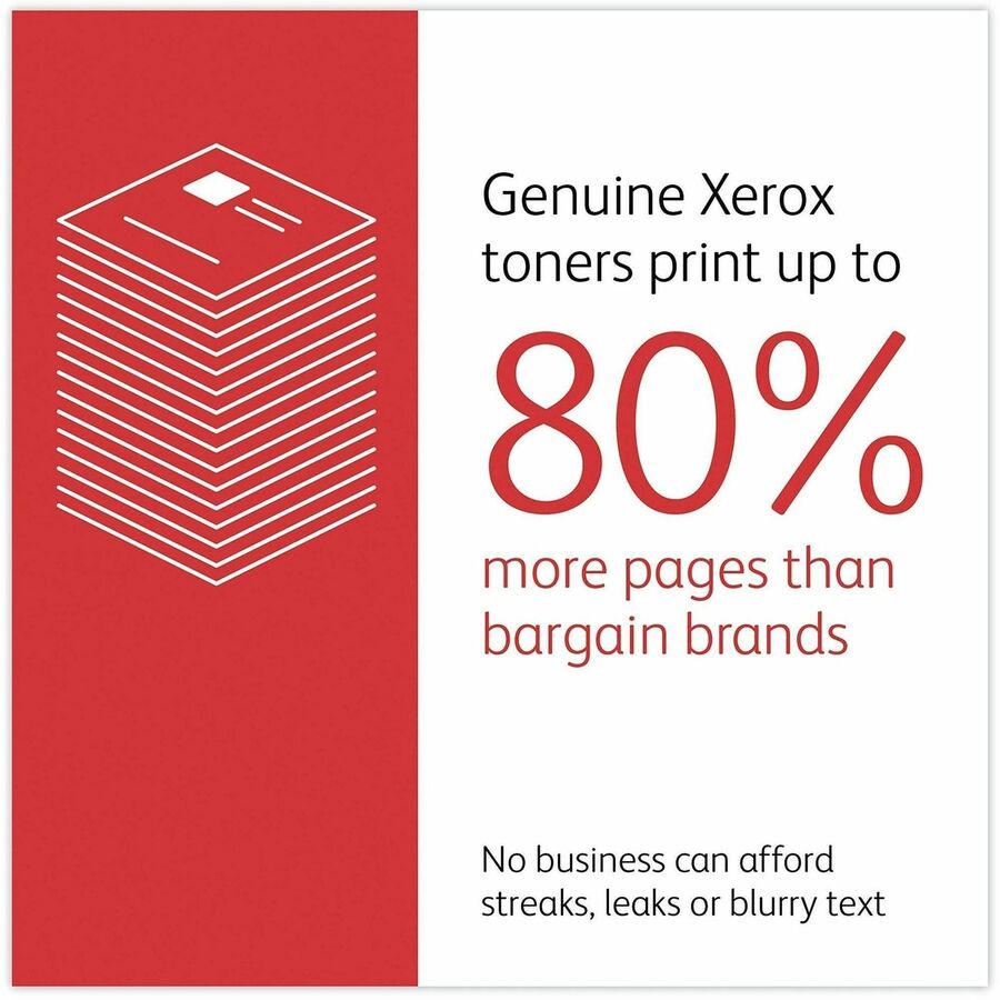 Xerox Original High Yield Laser Toner Cartridge - Single Pack - Yellow - 1 / Each - 5500 Pages