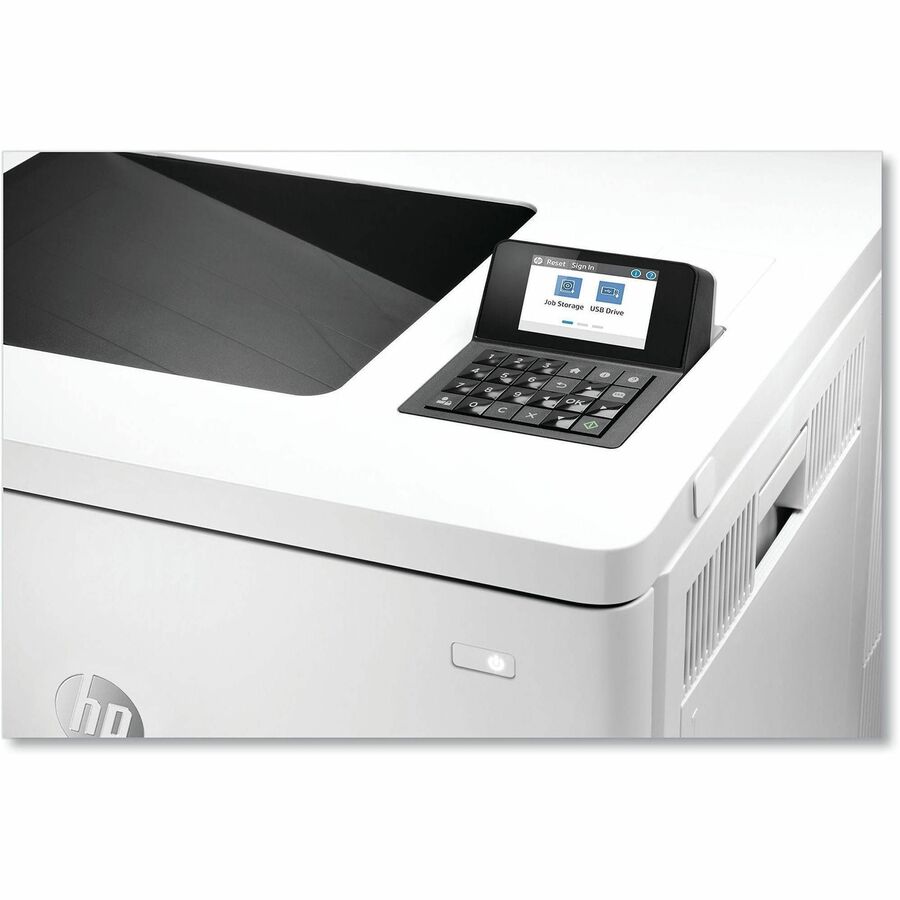 HP LaserJet Enterprise M554 M554dn Desktop Laser Printer - Color - 35 ppm Mono / 35 ppm Color - 1200 x 1200 dpi Print - Automatic Duplex Print - 650 Sheets Input - Ethernet - 80000 Pages Duty Cycle - Plain Paper Print - Gigabit Ethernet - USB
