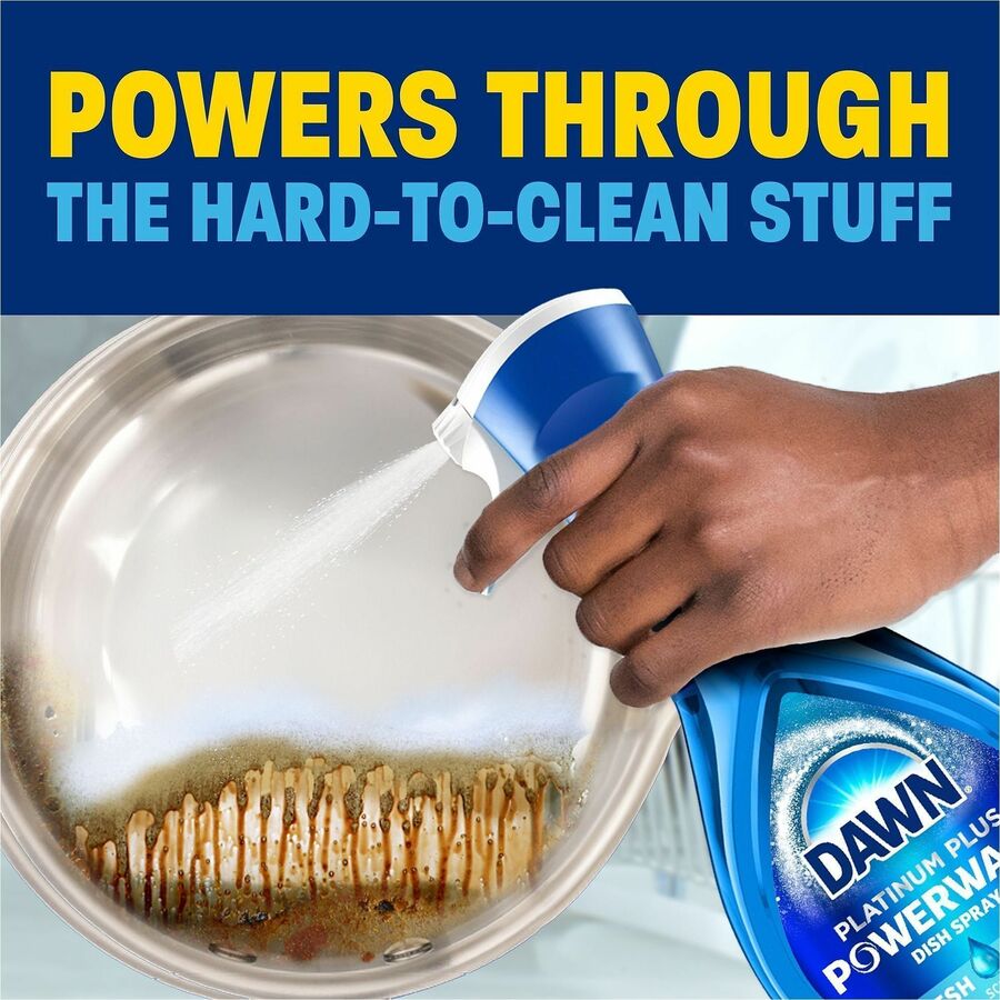 Dawn Platinum Powerwash Dish Spray - 16 fl oz (0.5 quart) - Fresh Scent - Biodegradable - 1 Bottle