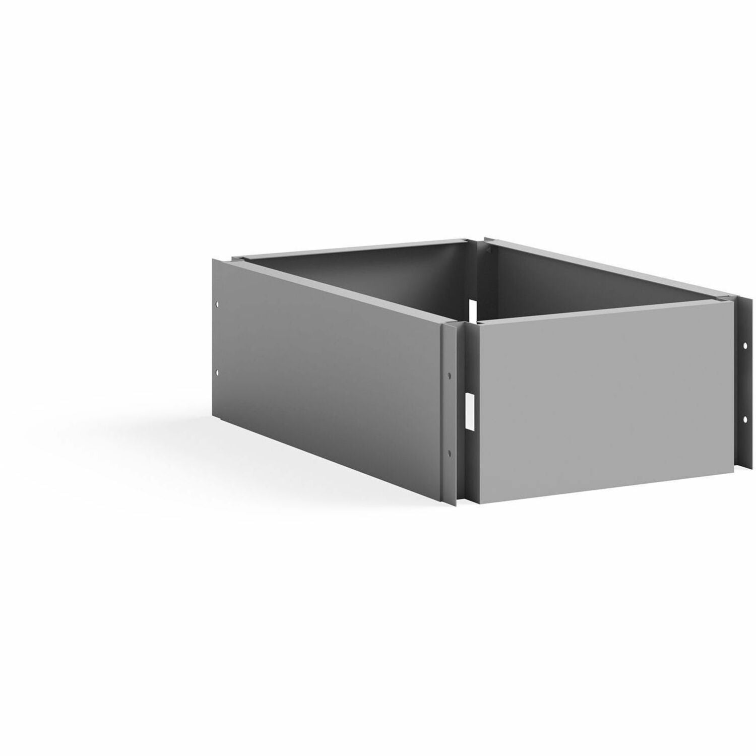 Safco Single Continuous Metal Locker Base Addition 11.7"W x 16"D x 5.75"H - 4.50 lb Load Capacity x 11.70" Width x 16" Depth x 5.75" Height - Easy to Install - Metal - Gray - 1 Each