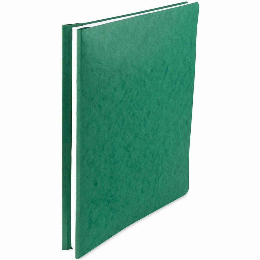 ACCO 14-7/8"x11" Presstex Hanging Data Binder - 6" Binder Capacity - 11" x 14 7/8" Sheet Size - Fastener(s): 2 x Post - Presstex, Acrylic, Nylon, Pressboard - Dark Green - Water Resistant, Retractable Filing Hooks, Flexible - 1 Each
