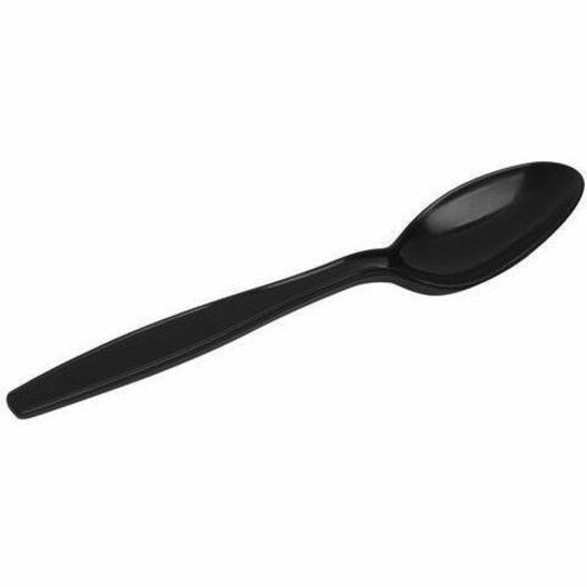 Dixie Cutlery Set - Spoon - Spoon - Food - Disposable - Plastic, Polypropylene - Black - 1000 / Case