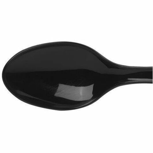 Dixie Cutlery Set - Spoon - Spoon - Food - Disposable - Plastic, Polypropylene - Black - 1000 / Case