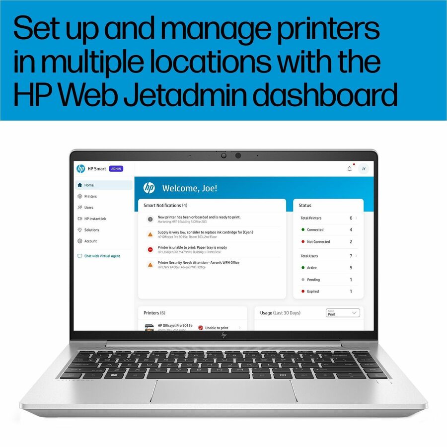 HP LaserJet Pro 4301fdw Wireless Laser Multifunction Printer - Color - Copier/Fax/Printer/Scanner - 40 ppm Color Print - 600 x 600 dpi Print - Automatic Duplex Print - Up to 50000 Pages Monthly - Color Flatbed/ADF Scanner - 600 x 600 dpi Optical Scan -...