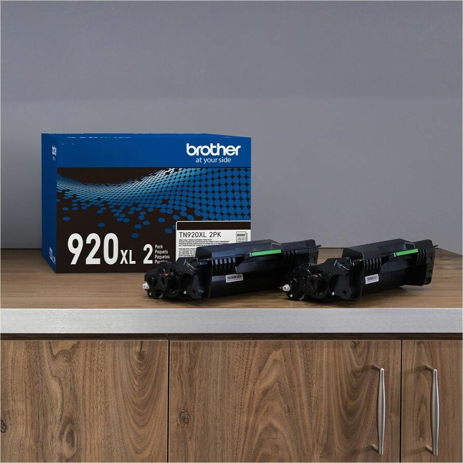 Brother Original High Yield Laser Toner Cartridge - Twin-pack - Black - 2 Each - 6000 Pages