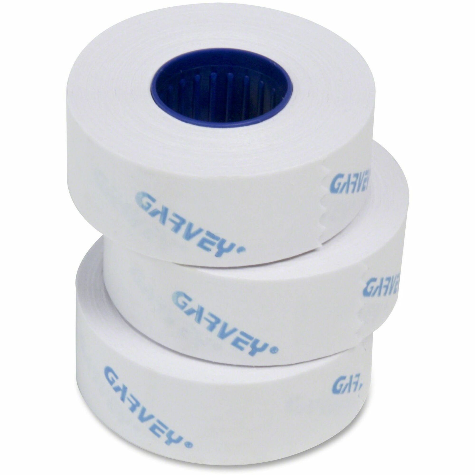 COSCO Contact Labelers 1-line White Labels - 7/16" Width x 13/16" Length - Removable Adhesive - White - Tamper Resistant, Removable - 1 Each