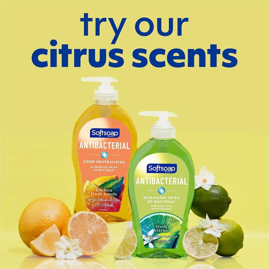 Softsoap Liquid Hand Soap - Fresh Citrus Scent - 1.56 quart - Bottle Dispenser - Bacteria Remover - Hand, Skin - Moisturizing - Antibacterial - Green - Paraben-free, Phthalate-free - 1 Each