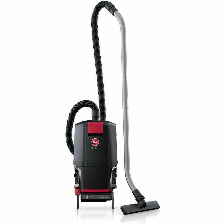 Hoover Commercial 40V Brushless Backpack Tool Only - 450 W Motor - Bagged - Hose, Wand - 5 ft Hose Length - HEPA - 607.4 gal/min - DC Supply - Battery Rechargeable - 40 V DC - 12.50 A - 450 W Rated Input Power - 71 dB(A) Noise Level - Black