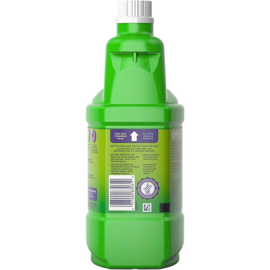 Swiffer WetJet MS Floor Cleaner - For Multi Surface - Liquid - 40.6 fl oz (1.3 quart) - Gain Scent - Recommended For: Dirt Remover, Grime Remover - Quick Drying, Absorbent - Green - 1 Bottle