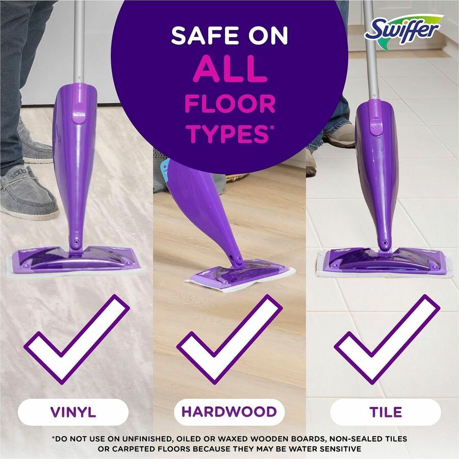 Swiffer WetJet MS Floor Cleaner - For Multi Surface - Liquid - 40.6 fl oz (1.3 quart) - Gain Scent - Recommended For: Dirt Remover, Grime Remover - Quick Drying, Absorbent - Green - 1 Bottle