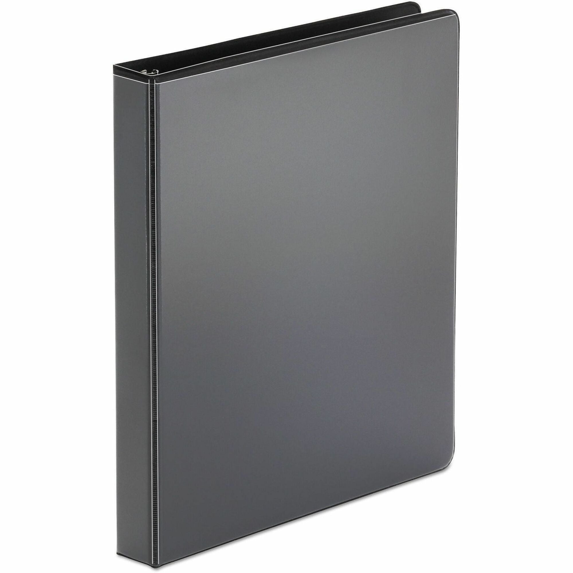 Universal Economy Round Ring View Binder, 3 Rings, 1" Capacity, 11 x 8.5, Black - 1" Binder Capacity - 175 Sheet Capacity - 3 Ring(s) - Fastener(s): Ring - Pocket(s): 2, Inside Front & Back - Polypropylene - Black - Non-stick - 1 Each