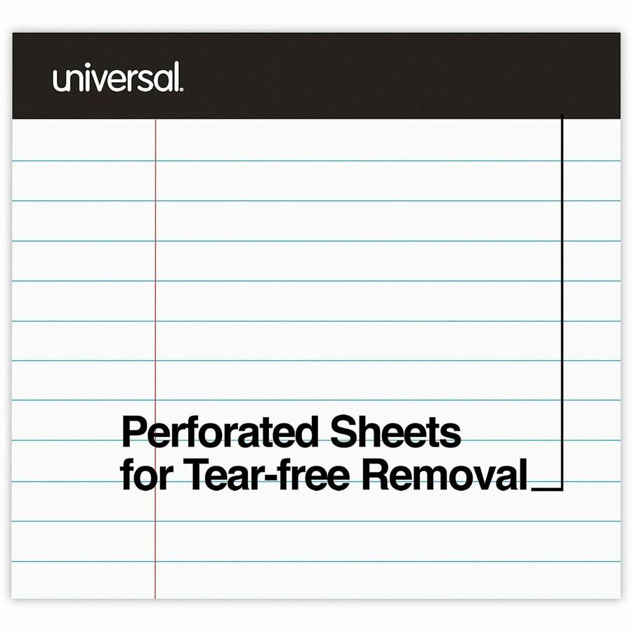Universal Notepad - 1 Subject(s) - Tape Bound - 6 / Pack
