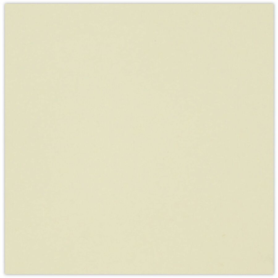 Universal Note Pad - 3" Flag/Note Width x 3" Flag/Note Length - Square - 100 Sheets per Pad - Unruled - Yellow - Paper - Self-stick, Repositionable, Adhesive Backing - Recycled - 18 / Pack