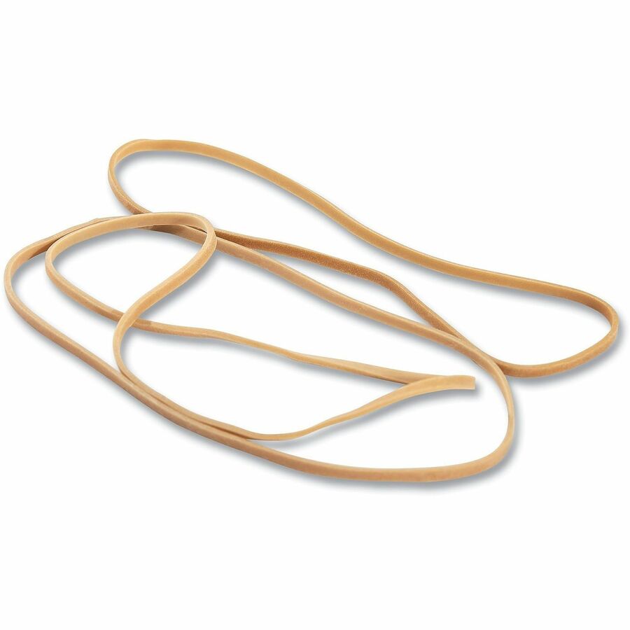 Universal Standard Rubber Bands - Size: #117 - 7" Length x 0.1" Width - Elastic - Rubber - Beige - 210 / Pack
