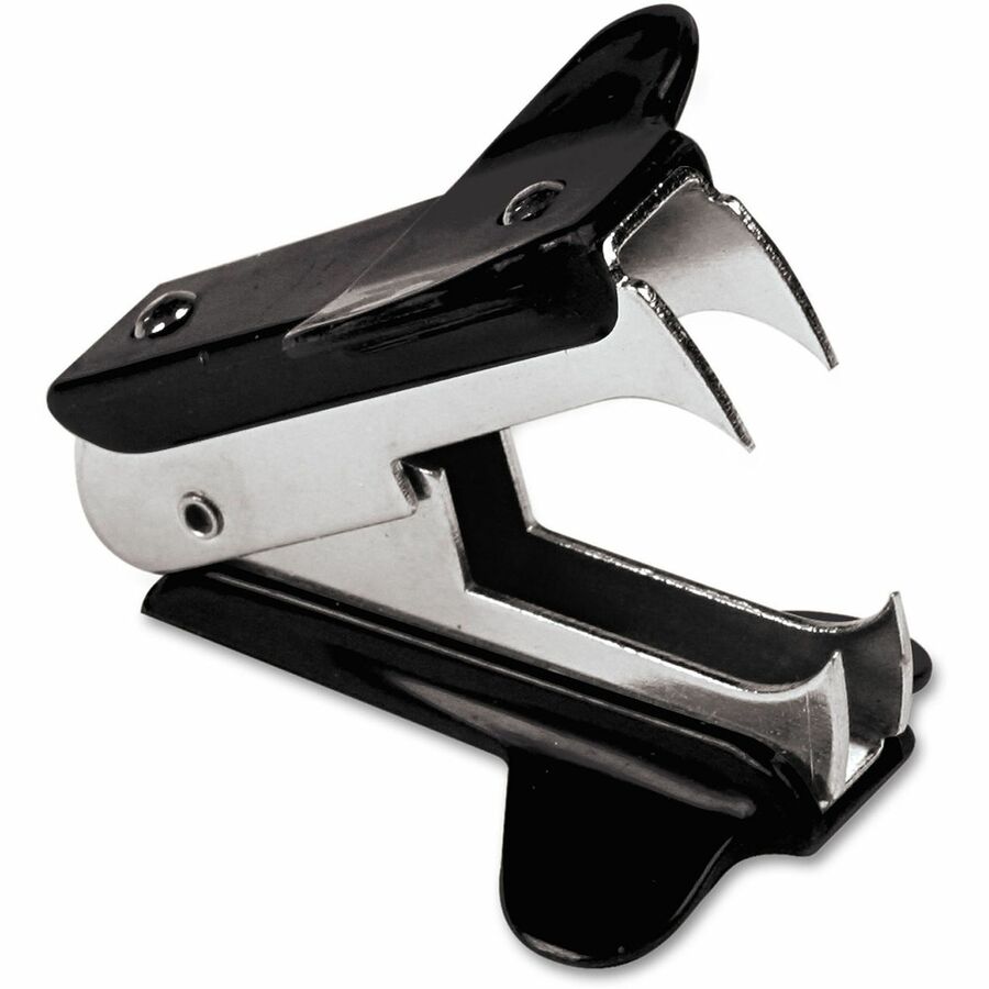Universal Staple Remover - Metal, Plastic, Steel - Black - Comfortable Grip - 1 Each
