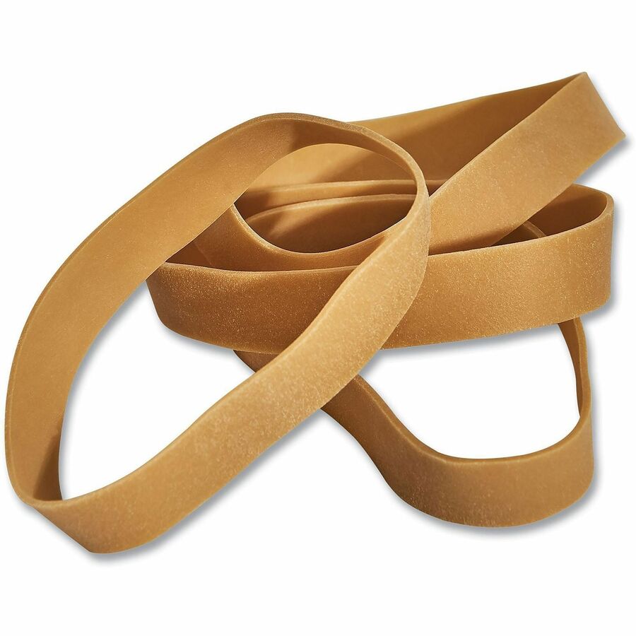 Universal Standard Rubber Bands - Size: #84 - 3.5" Length x 0.5" Width - Elastic - Rubber - Beige - 155 / Pack
